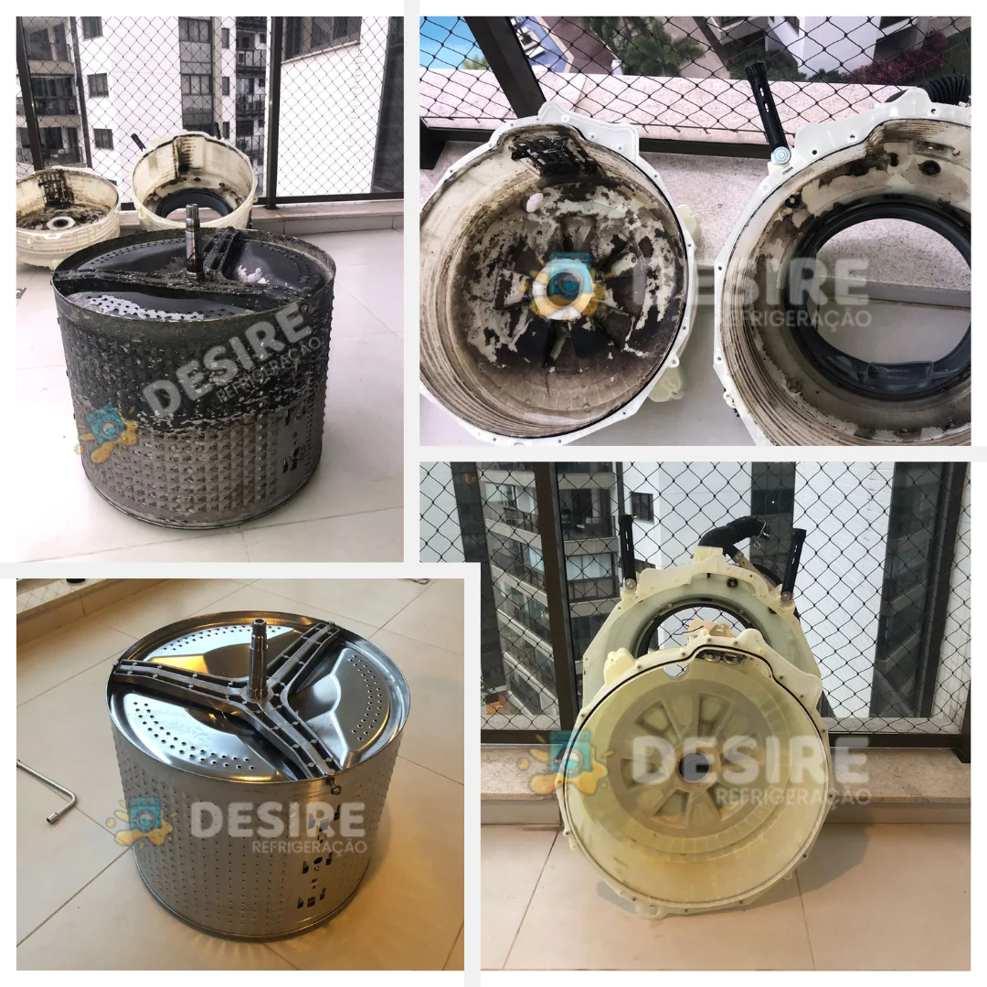 Instalação profissional de Lava e Seca Samsung