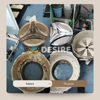Antes da Manutenção de Lava e Seca